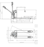 Transpalette lithium Pramac EX15L